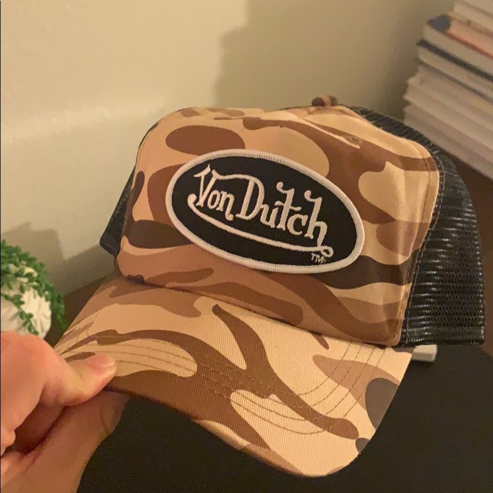 Camo Von Dutch Trucker Hat